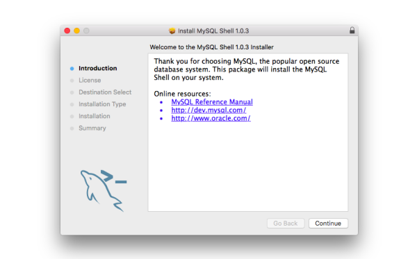Installation of MySQL Shell on OS X